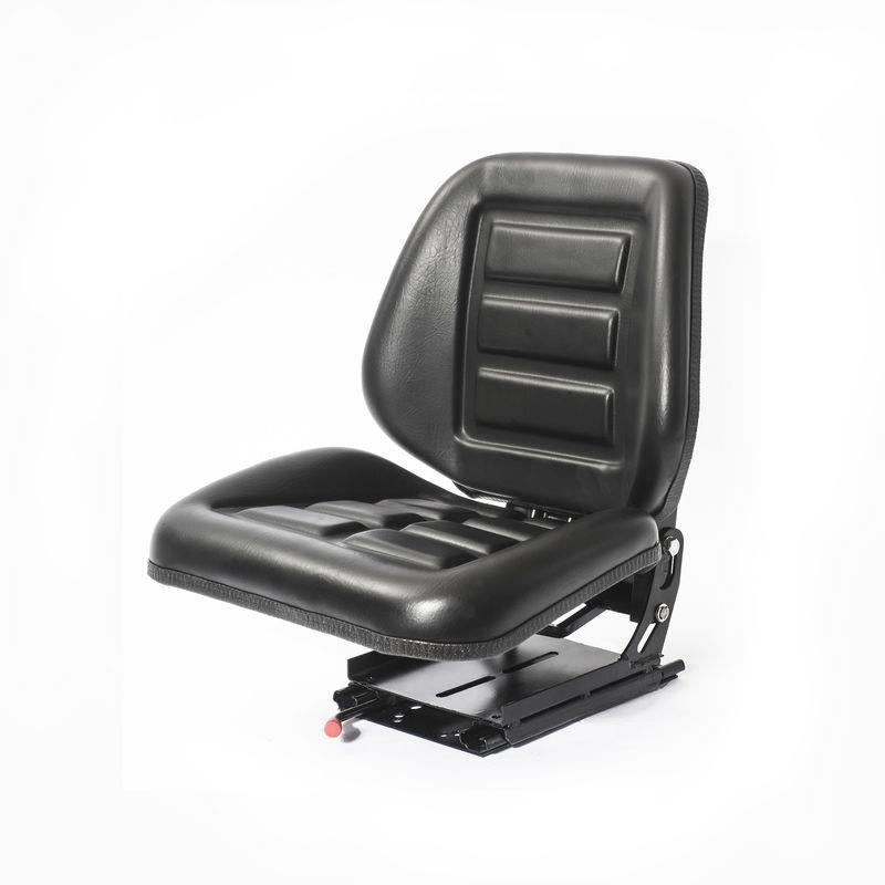 Universal black seat with adjustment for tractor UTB U-650, U-445, Fiat, Case